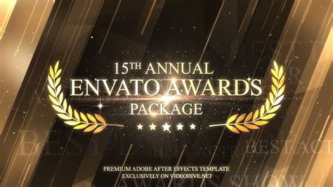 Awards Show Pack :: After Effects template - YouTube