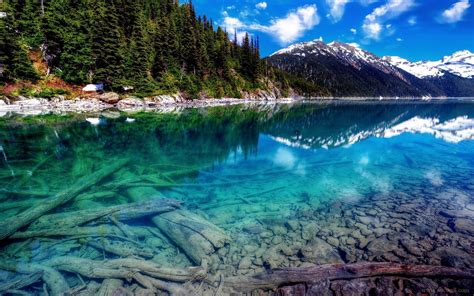 Mountains Landscapes Nature Lakes Reflections Wallpapers Hd