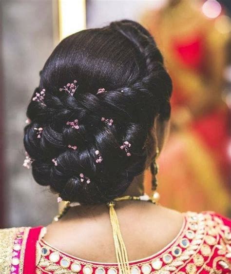 Pin By Vaishali Shah On Make Me Up Bridal Hair Buns Indian