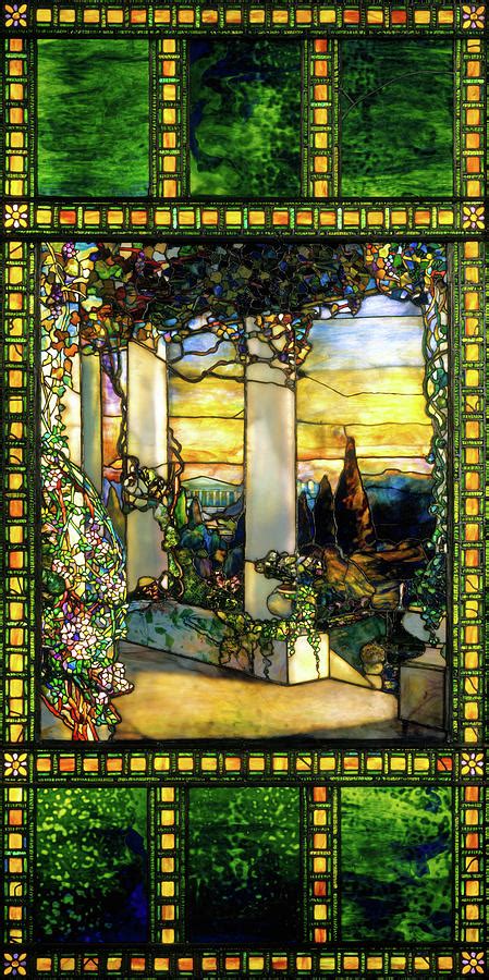 Hinds House Window Painting By Louis Comfort Tiffany