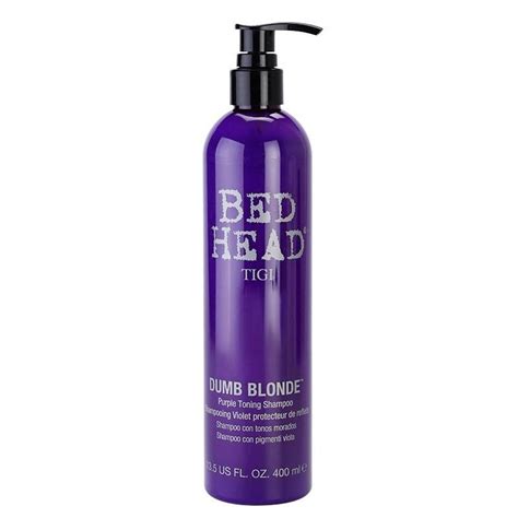 Bed Head Dumb Blonde Purple Toning Shampoo 400ml 14 95 Haaroutlet Nl