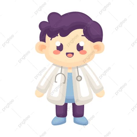 Cute Doctor Vector Design Images Character Doctor Cute Cute Vector