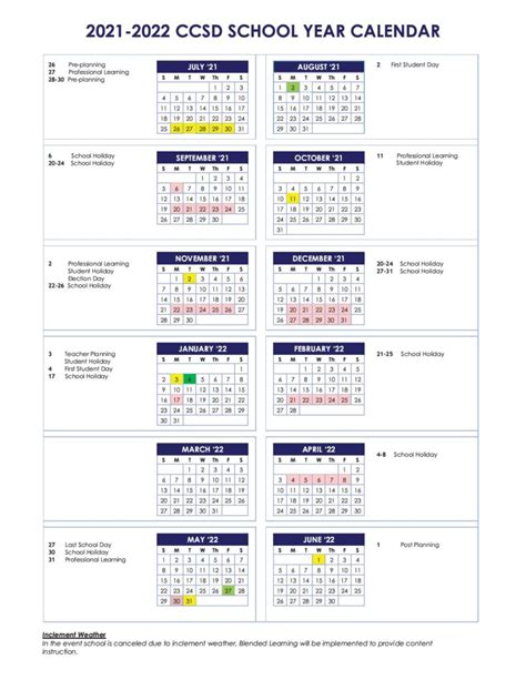Cherokee County School Calendar 2021 2022