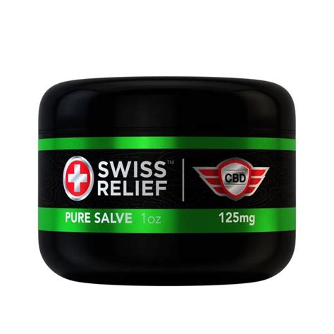 Swiss Relief Cbd Salve Pure 1oz 125mg