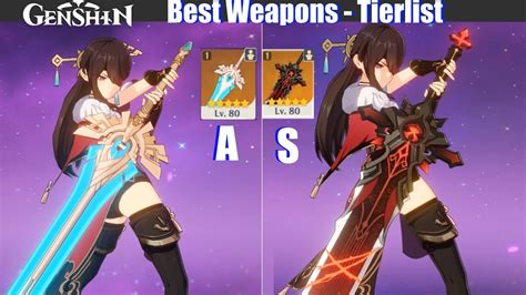 Learn more about the weapon types and how to chose and handle the right genshin impact has 5 weapon types at the moment which each of the game characters specialize in one. Genshin Impact - Weapon Tier List / Best Endgame Weapons ...