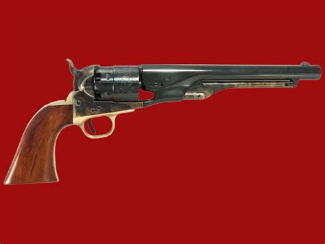 Uberti 1860 Army Black Powder Revolver 44 Caliber 8″ Barrel Steel Frame