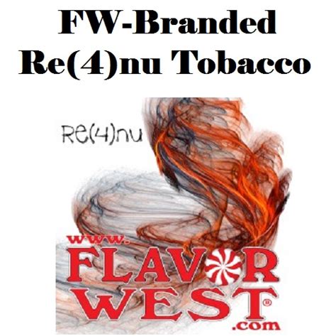 Aroma Flavor West Re4 Tobacco 10ml Nº61 Aromas