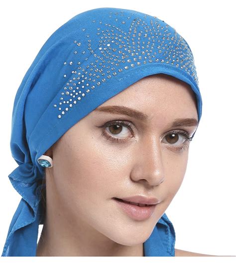 Turban Women Hat Headband Islamic Head Wrap Bonnet Headscarf Muslim Cap