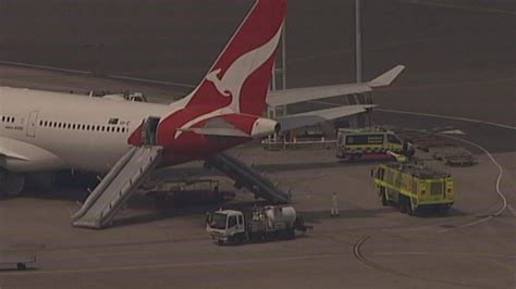 Qantas Flight Evacuated Using Slides As Cabin Starts To Fill Up With