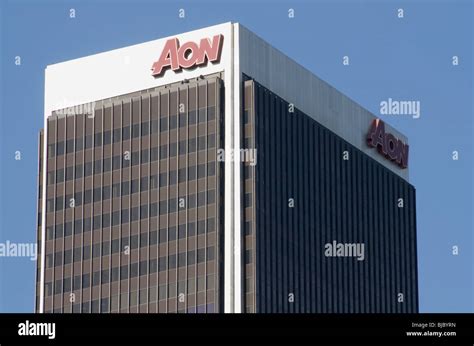 Aon Building Downtown Los Angeles California Usa Stock Photo Royalty