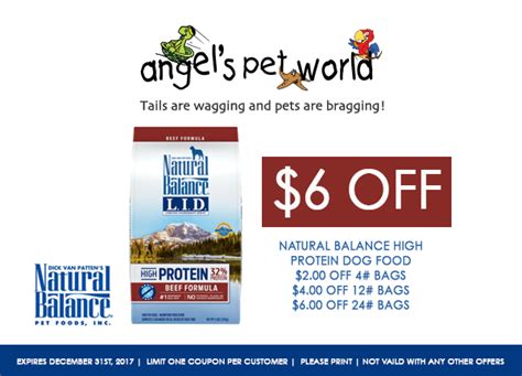 Natural balance offers an excellent natural cat food for the price. Natural Balance High Protein Dog Food - Angel's Pet World