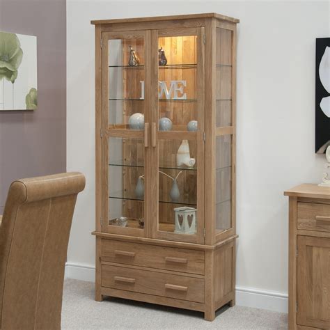 Ideas for organizing kitchen display cabinets and dining room buffets. Oak Lounge Display Cabinets • Display Cabinet