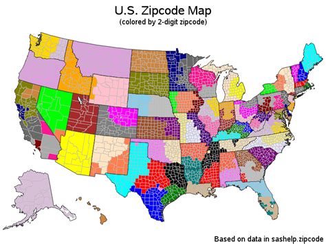 Usa Digit Zip Code Map State Boundaries Map Hot Sex Picture
