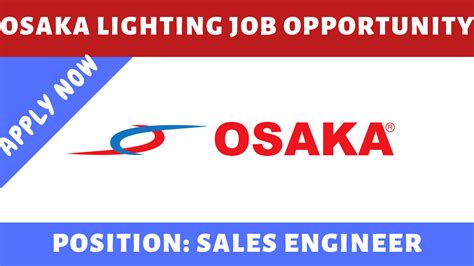 Osaka Lighting Job Sales Engineer Karachi 2019 Engineering Career