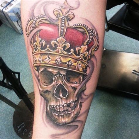Skull with crown tattoo designs. 34 best Skull With Crown Tattoo Designs images on ...