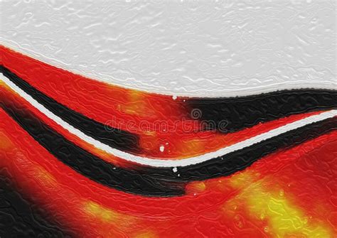 Abstract Black Red And Yellow Painting Texture Background Beautiful