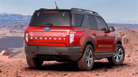 2022 Ford Ecosport Next Gen Render Based On Bronco Sport Explorer Suv