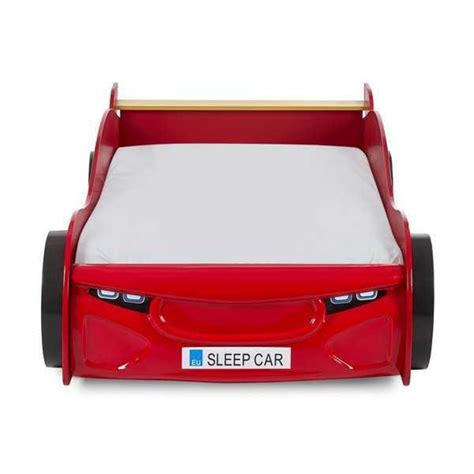 rrp £200 like new little hudson car bed in red needs assembly 3of 3 condition reports avail