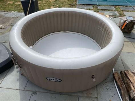 Intex Pure Spa 6 Person Portable Inflatable Outdoor Bubble Jets Hot Tub