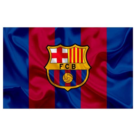 Bandera Fútbol Club Barcelona 150x90cm Barca Exterior Grande Generico