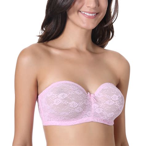 Womens Convertible Basic Sheer Underwire Multiway Strapless Lace Bra Ebay