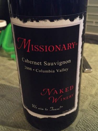 Naked Winery Missionary Cabernet Sauvignon Vivino Hong Kong