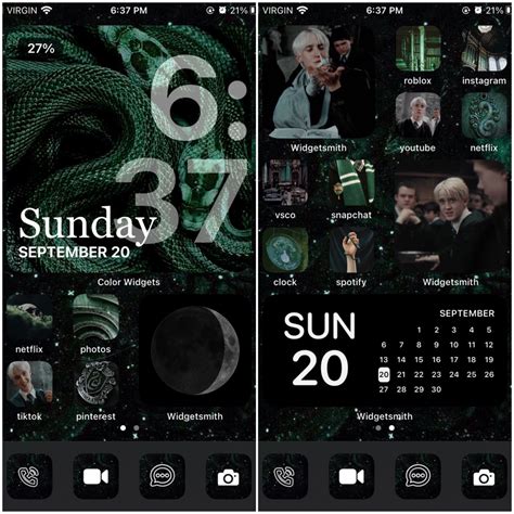 Harry Potter Ios 14 Home Screen Layout Ideas Aesthetic Here Are Some Really Good Examples Of