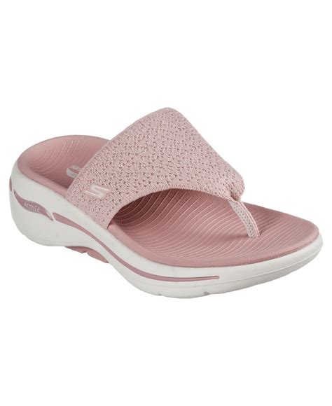 Skechers Go Walk Arch Fit Weekender Arch Support Thong Flip Flop Walking Sandals From Finish