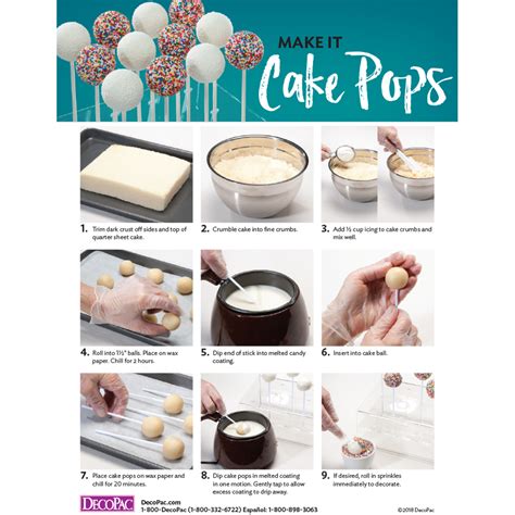 Cake Pops Assembly Instructions Decopac