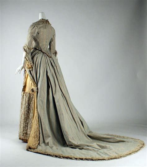 1880 Ball Gown British Silk Metmuseum Victorian Ball Gowns Ball