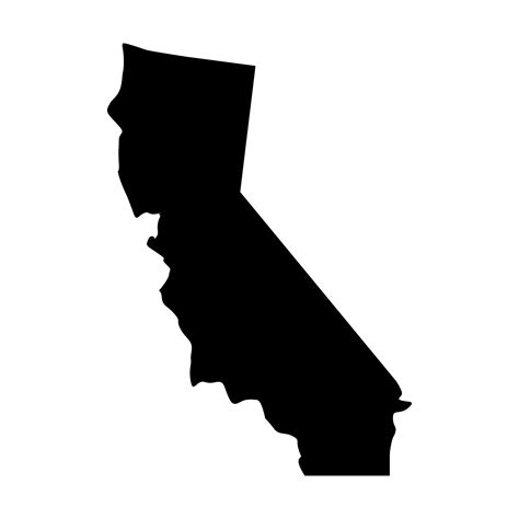 California State Outline Vector Art Icons And Graphics For Free Download