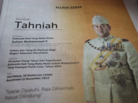 Hari Jadi Sultan Kelantan Datuk Malaysia