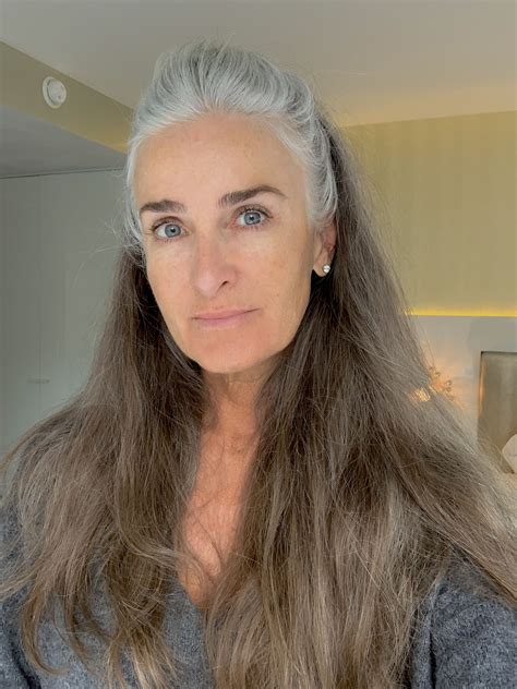 Natural Gray Hair Long Gray Hair Fashion Over Fifty Gorgeous Gray