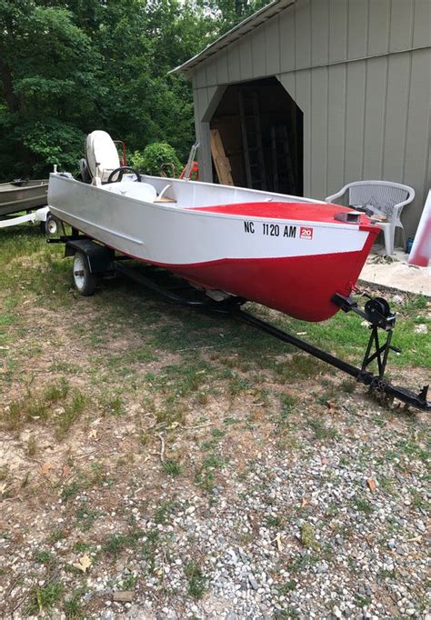16 Ft Aluminum Jon Boat For Sale In Thomasville Nc Offerup