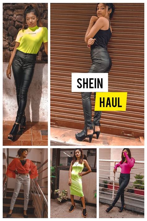 Shein Clothing Haul In 2020 Clothing Haul Shein Neon Pink Tops