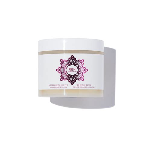 Ren Moroccan Rose Otto Sugar Body Polish Plaisirs Wellbeing And Lifestyle Products Gifts