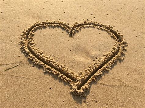 Sand Heart Photography Heart Art Sand Art Printable Art Etsy