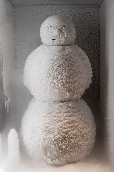 This Snowman Sculpture Stayed Frozen All Summer—and Now Its Headed To Moma