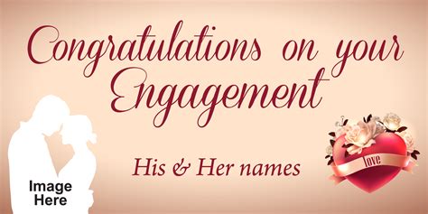 Engagement Banner Champagne Big Day Signs