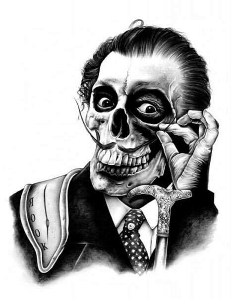 Salvador Dalí Skull Skulls I Pinterest Salvador