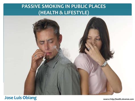 passive smoking in public places