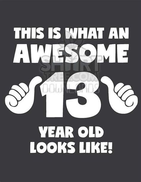 Funny 13th Birthday Card Messages