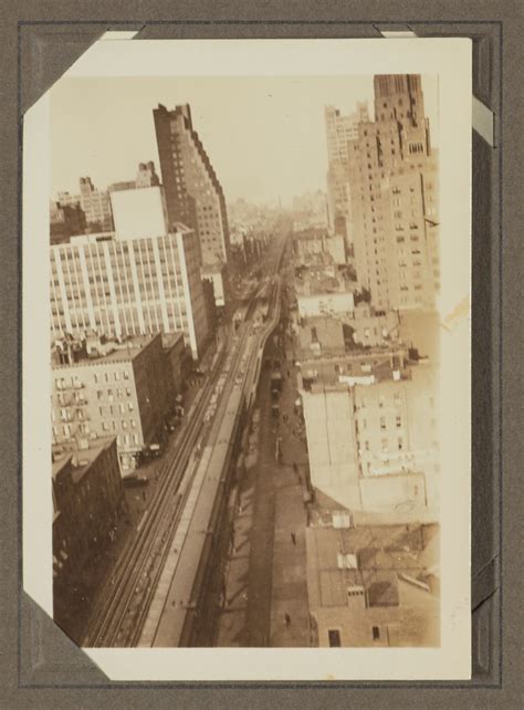 Second Avenue Elevated Line New York Getty Museum