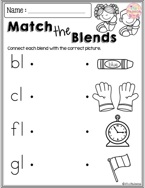Blending Sounds Worksheets For Kindergarten