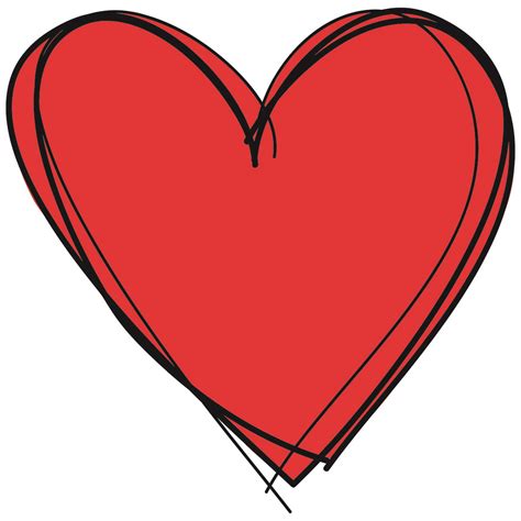 Free Heart Sketch Stock Photo