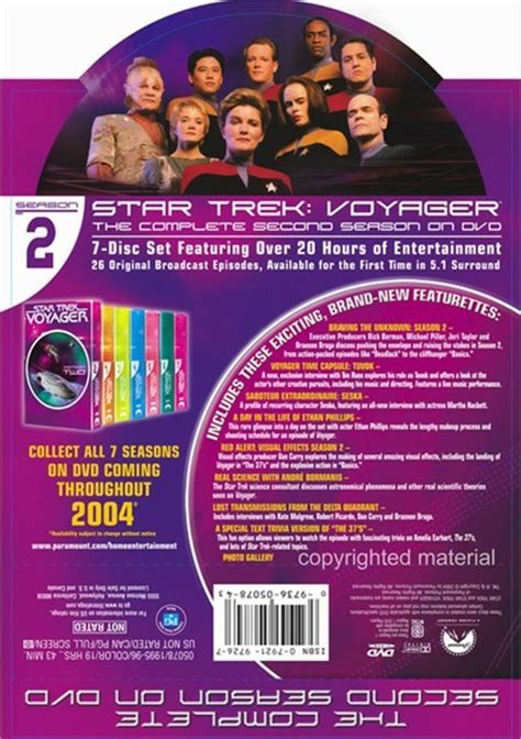 Star Trek Voyager Season 2 Dvd 1995 Dvd Empire