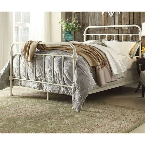 Choose from canopy, poster, car, and more styles to find the metal bed frame that's just right for you. Antique White Iron Metal Bed Frame Set Full Size Victorian ...