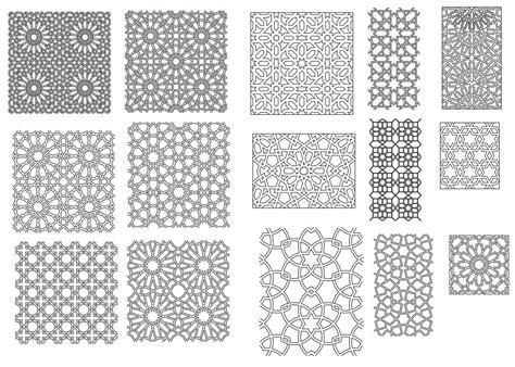 Islamic Geometric Patterns Vector Dxf Dwg File Cnc Design Hub