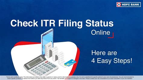 How To Check Your Income Tax Filing Itr Status Hdfc Bank Youtube