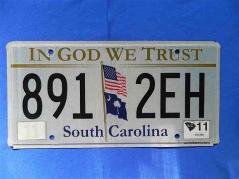 License Plate South Carolina 1958 32